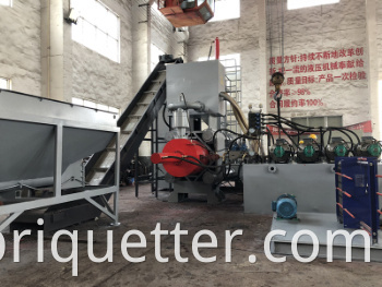 Y83W-250 Horizontal Automatic Steel Turnings Briquette Machine (CE)